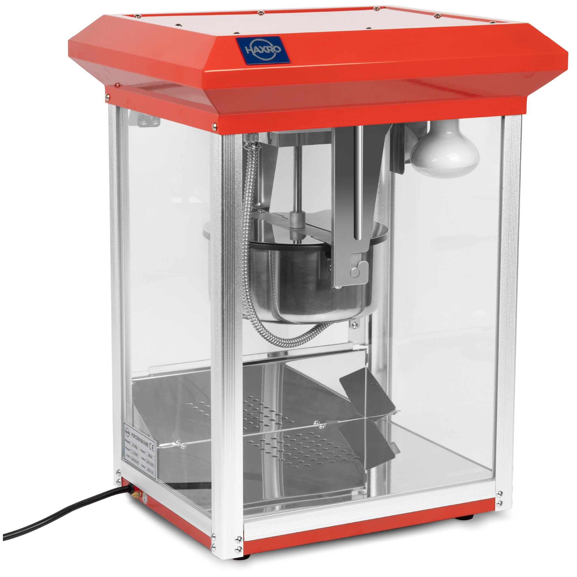 HAXRO Popcorn Machine Red- 8oz