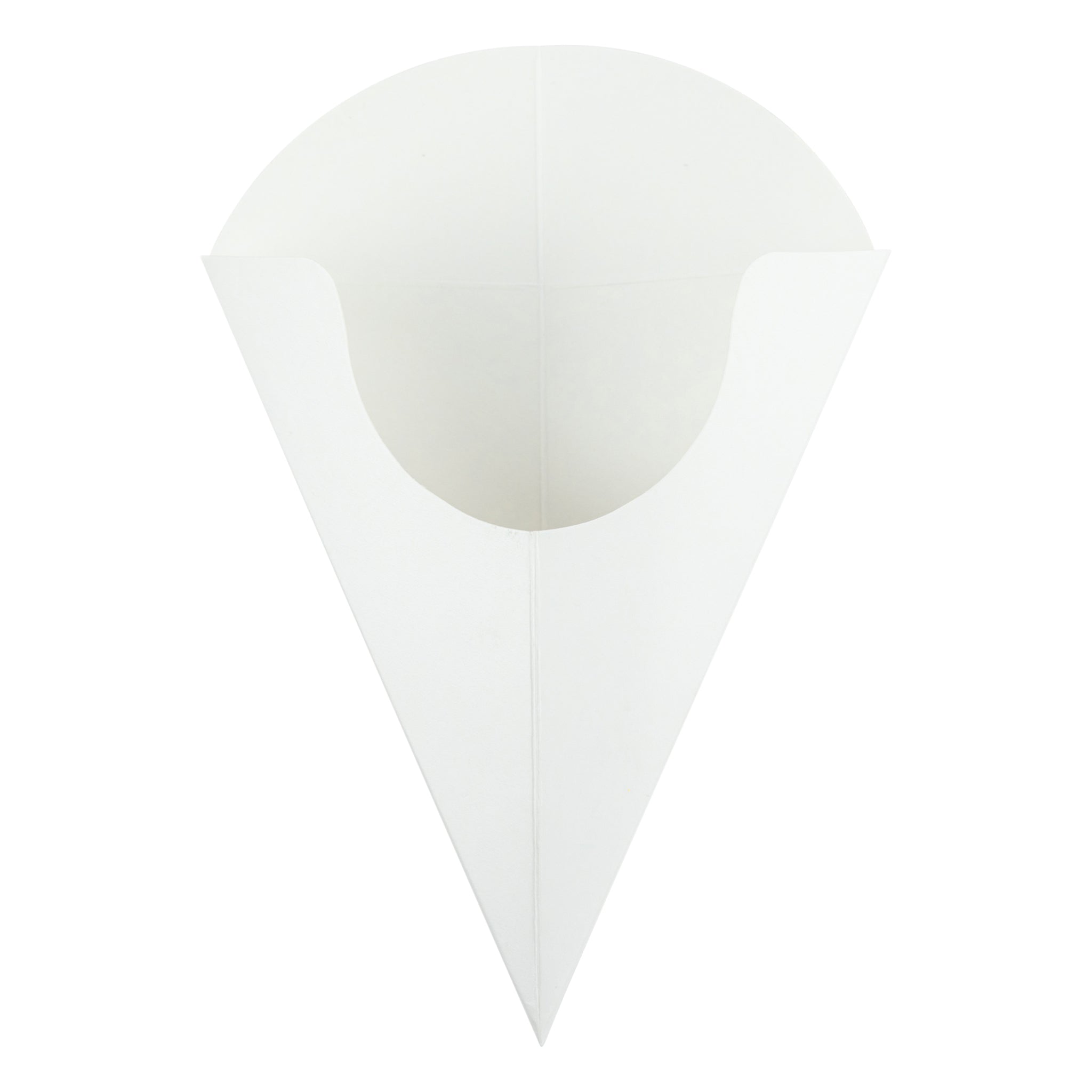 Plain white Crepe Cone Holders