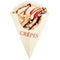 DEXLO Crepe Cone Holders With Design - Pack of 500