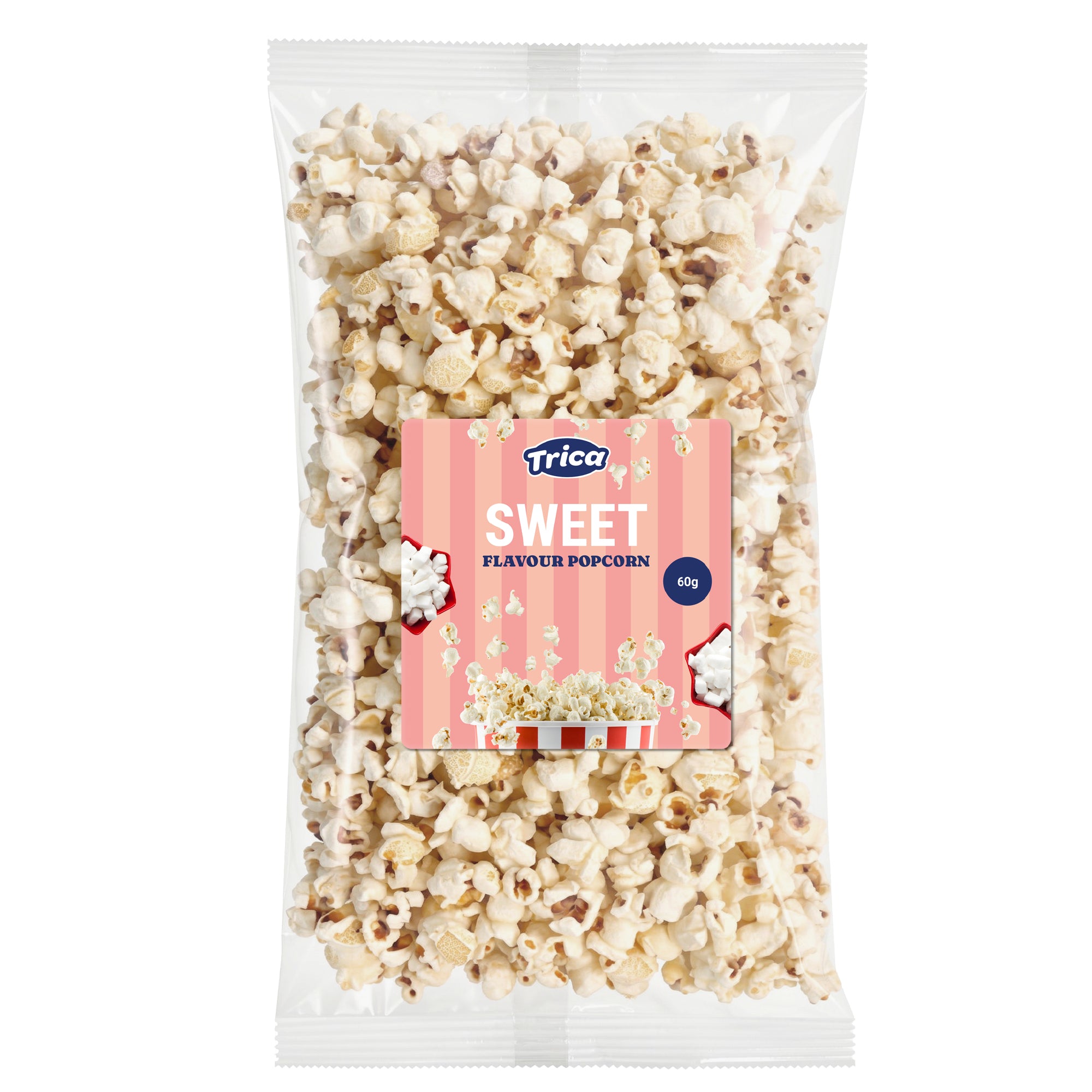 TRICA Ready To Go Sweet Popcorn 60g - Pack of 36