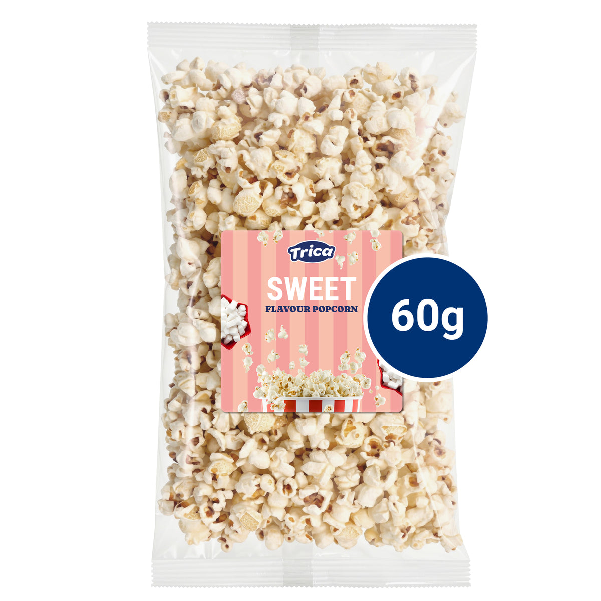 TRICA Ready To Go Sweet Popcorn 60g - Pack of 36