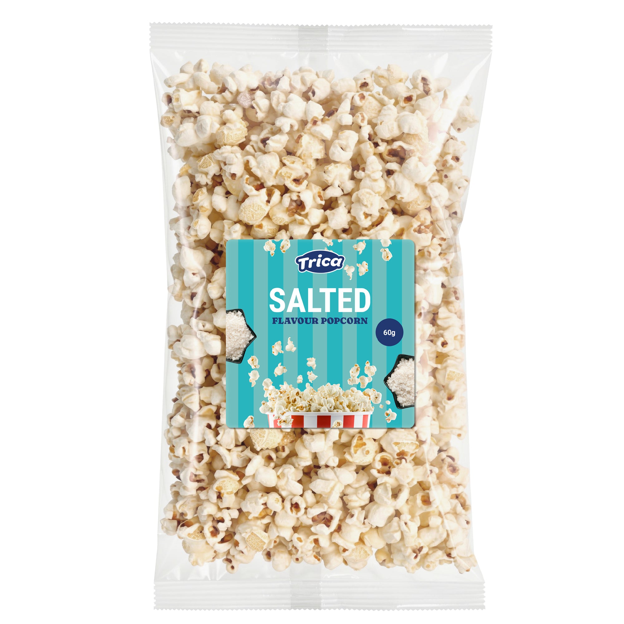TRICA Ready To Go Salted Popcorn 60g - Pack of 36