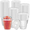 DEXLO Slush Cups With Dome Lids 5oz - Pack of 1000