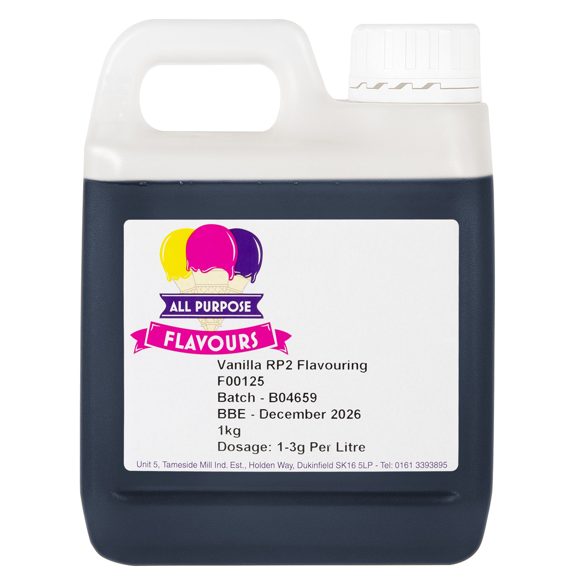 All Purpose Flavours Vanilla Flavouring 1kg