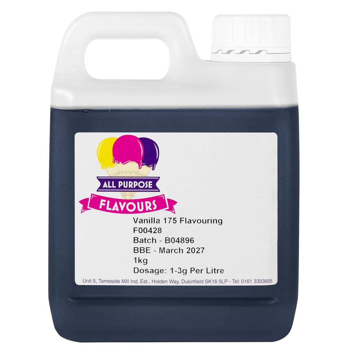 All Purpose Flavours 175 Vanilla Flavouring 1kg