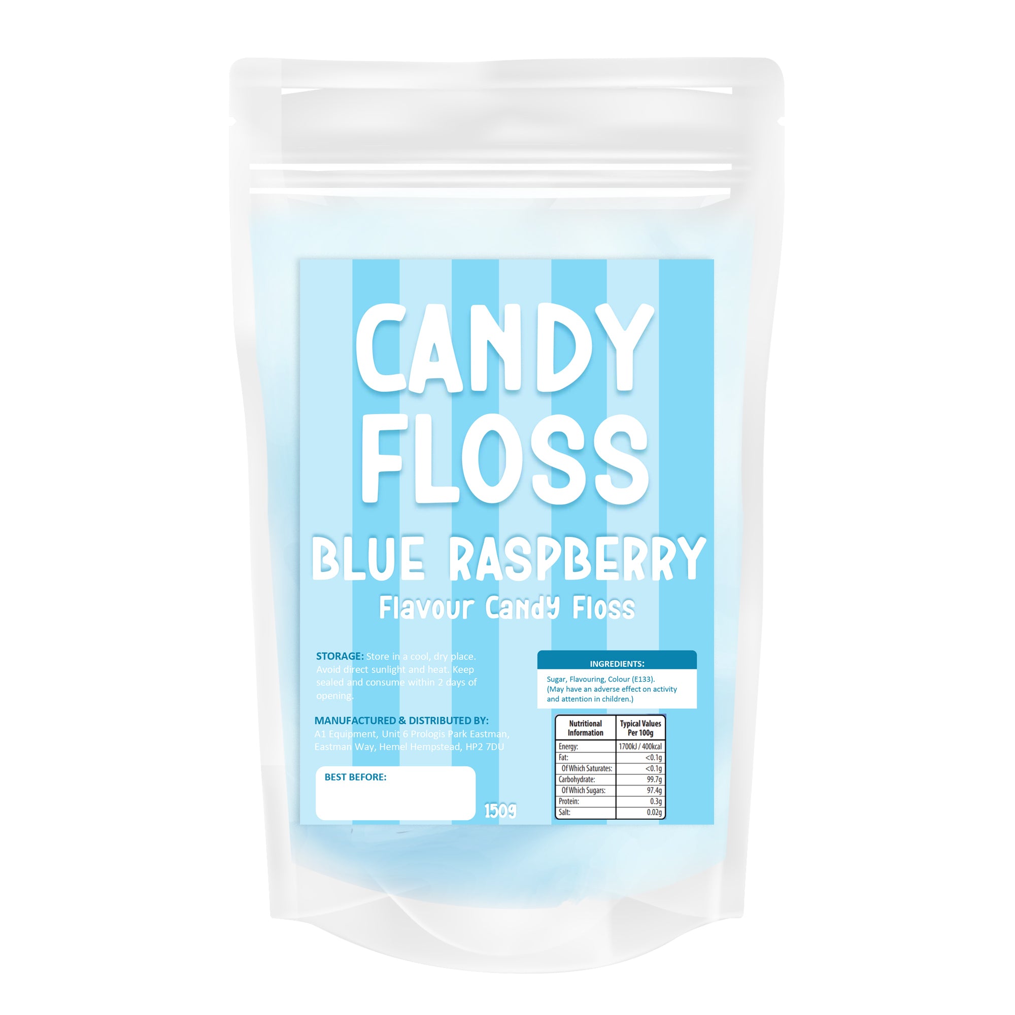 Candy Floss (Medium) Resealable Bags 150g X 20