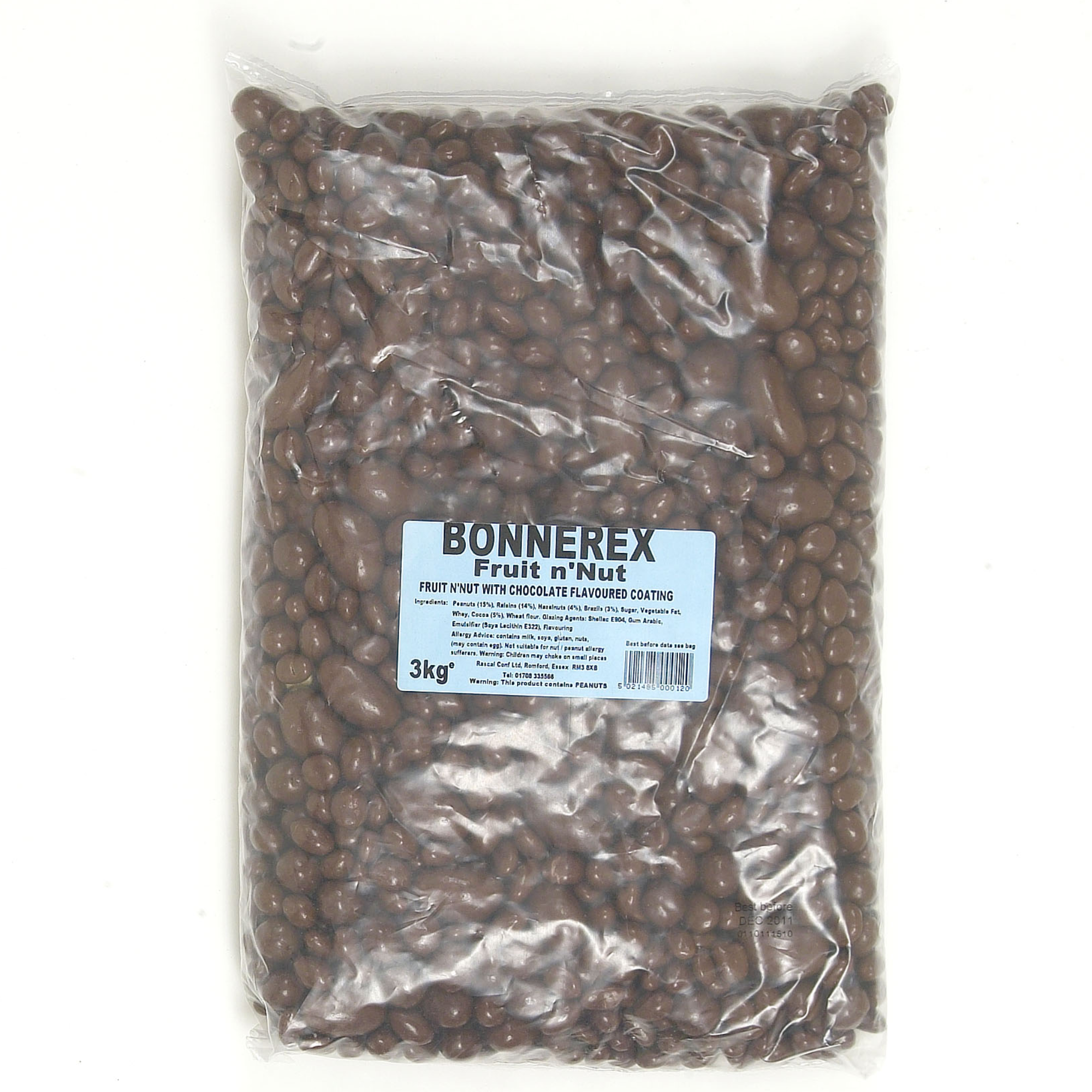 Bonnerex Chocolate Covered Fruit n' Nut 3kg