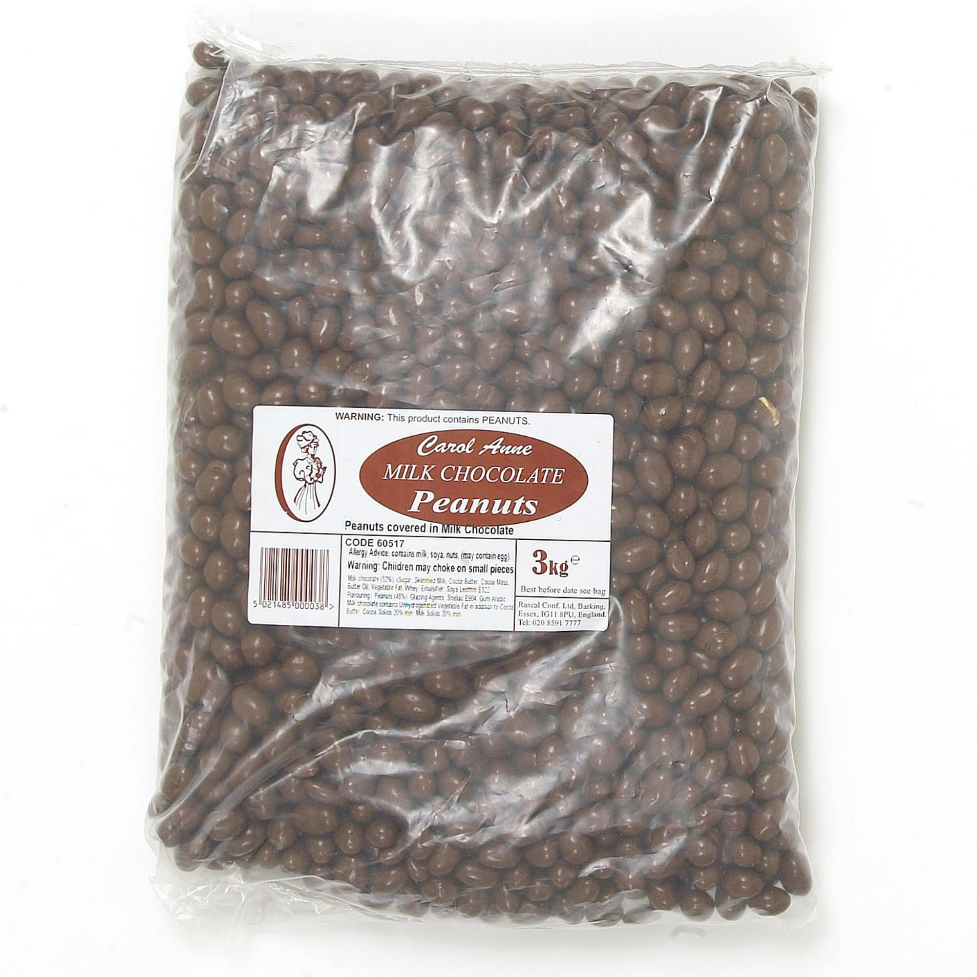 Carol Anne Milk Chocolate Peanuts 3kg