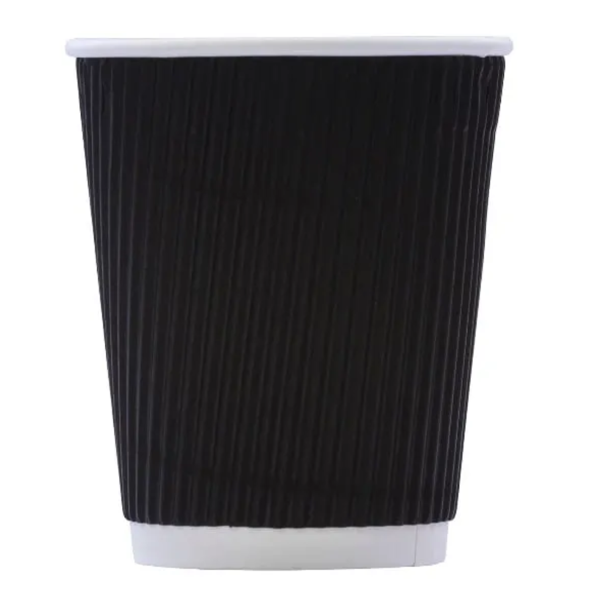 8oz Black Ripple Cup - Full Case 500 Pack