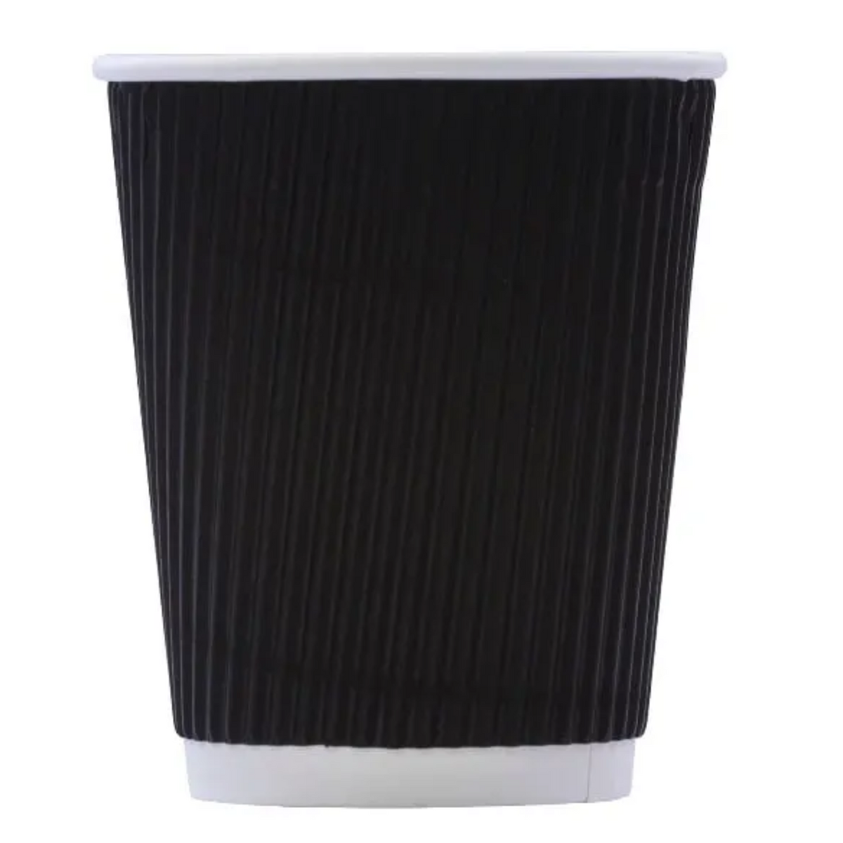GREENPAK 8oz Black Ripple Cup - Full Case - Pack of 500