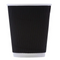 8oz Black Ripple Cup - Full Case - Pack of 500