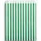 Green Candy Stripe Paper Bags [7