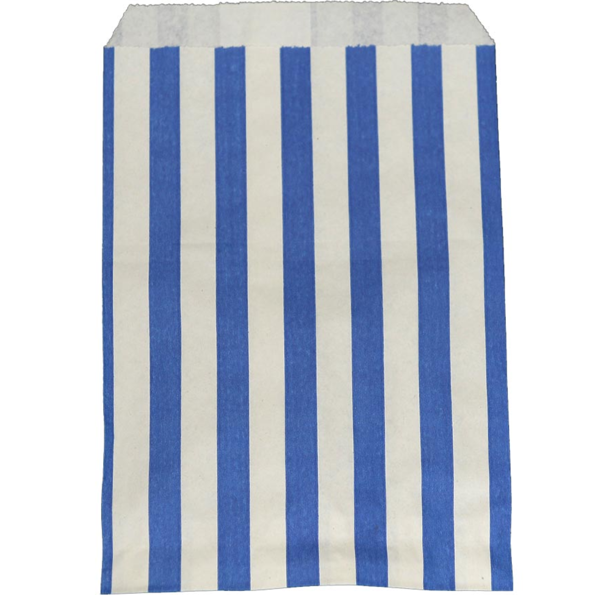 Accessories Blue & White Striped Bags 7" x 9 Case of 1000