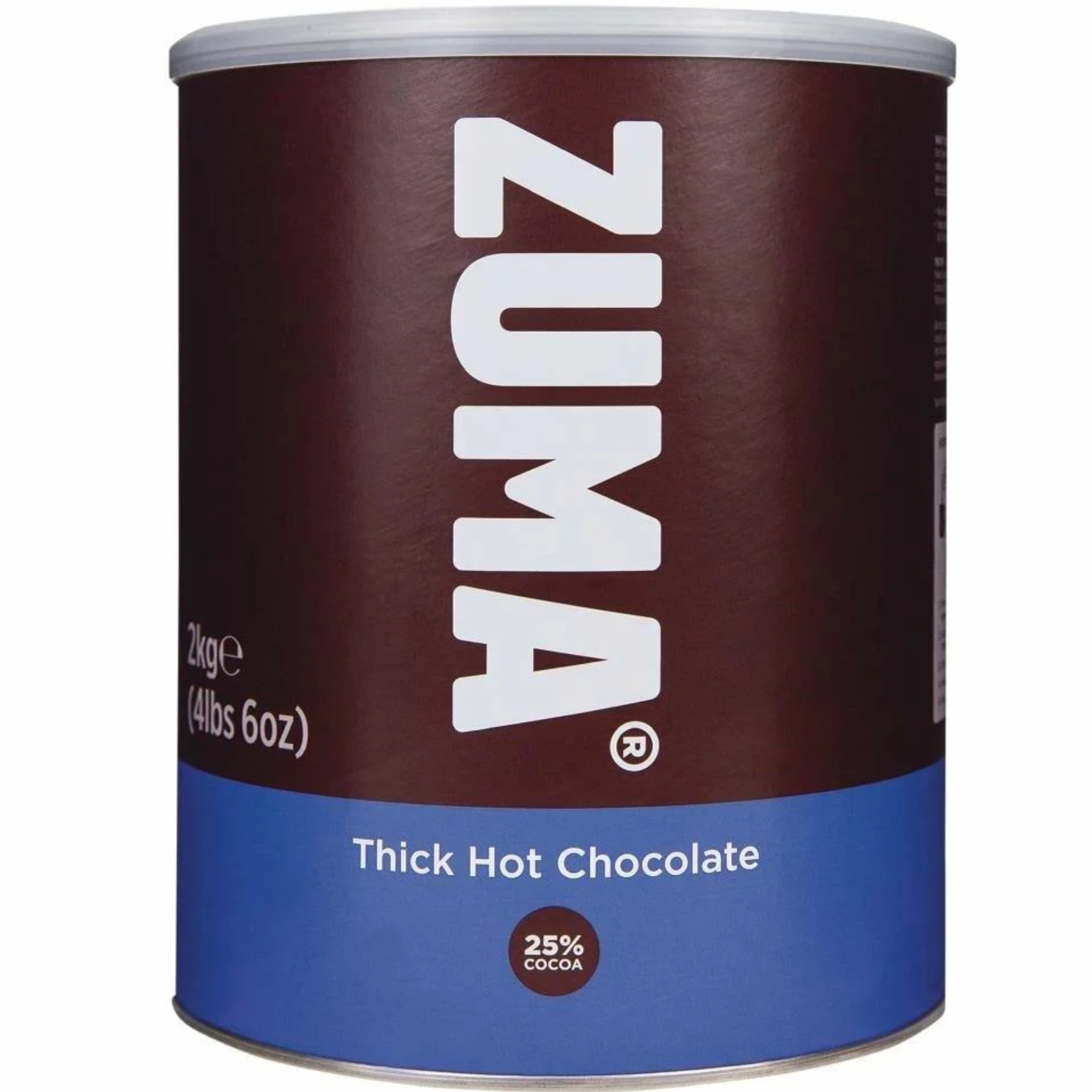 Zuma Thick Chocolate - 25% cocoa (2 kg tins)