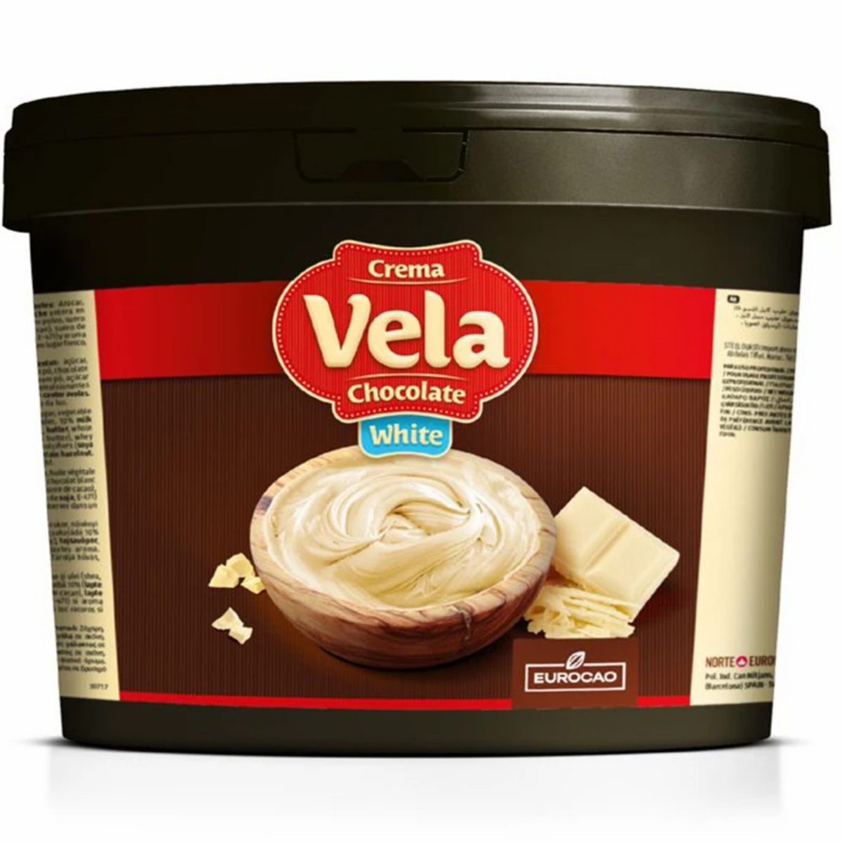 Crema Vela White Chocolate Spread 6KG