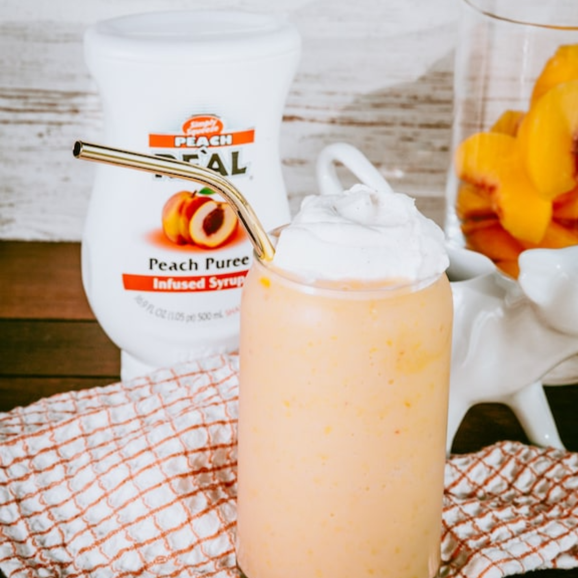 Re'al Peach Puree Infused Syrup 500mL