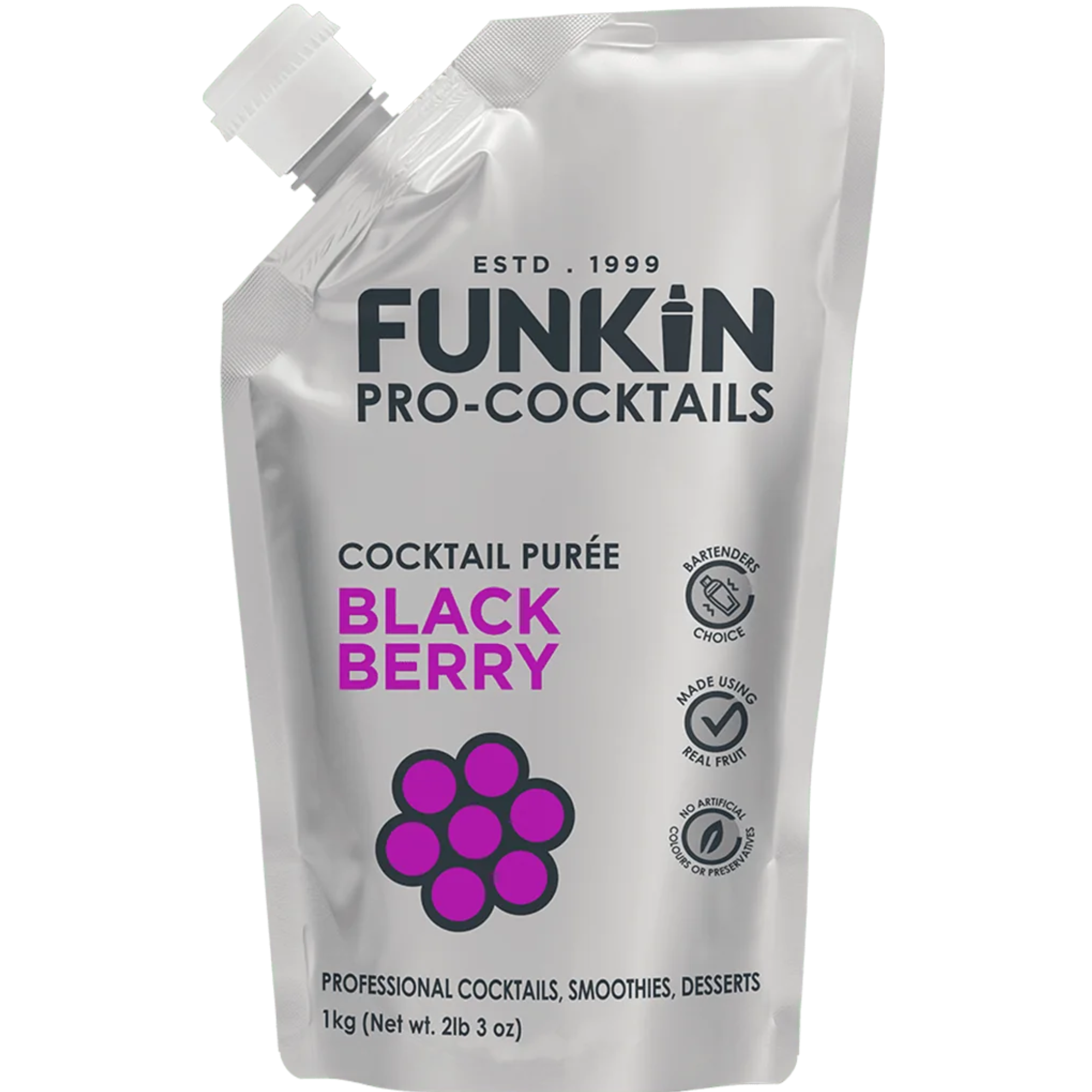 Funkin Purees - Blackberry 1kg BB 02.26