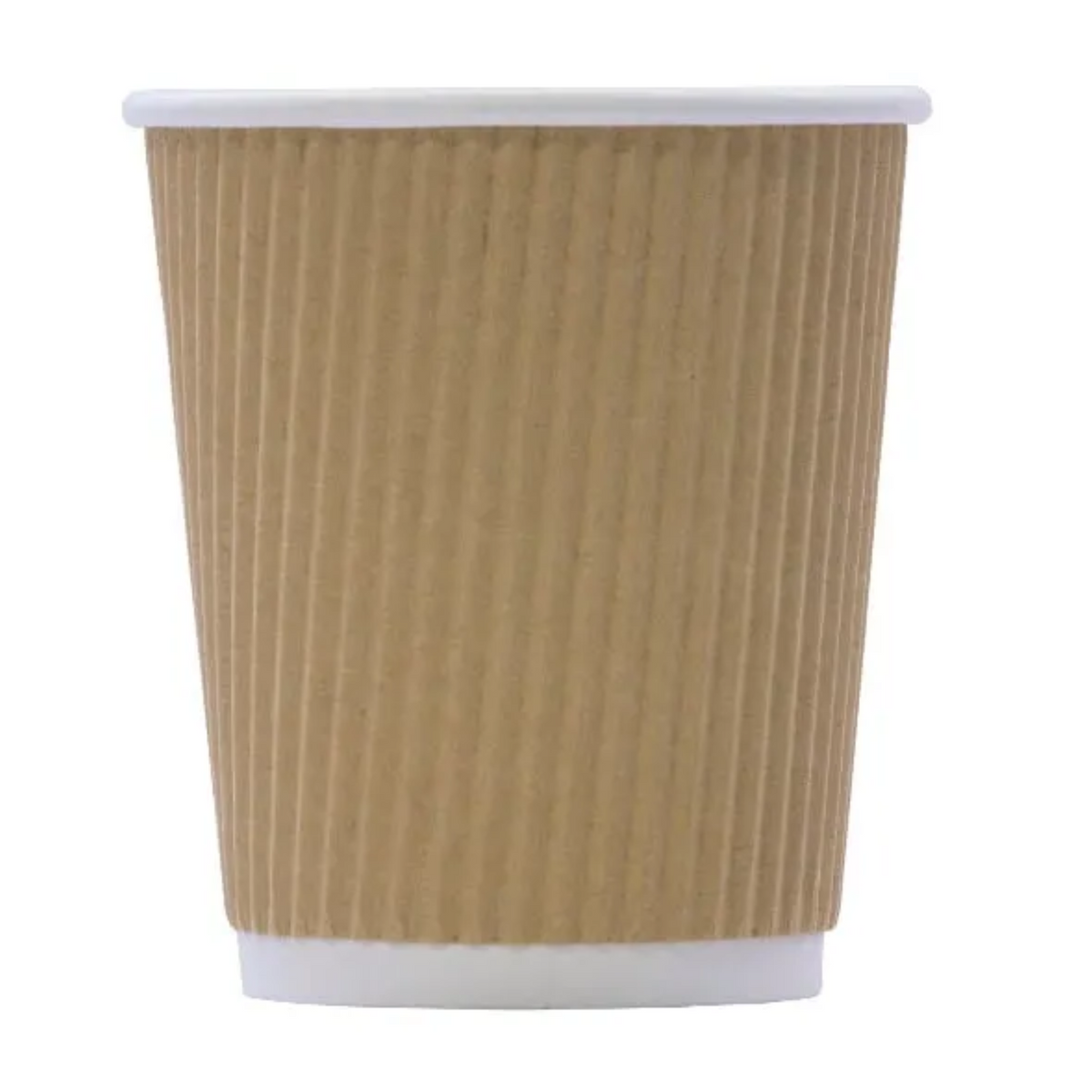 GREENPAK 8oz Kraft Ripple Cup - Full Case - Pack of 500