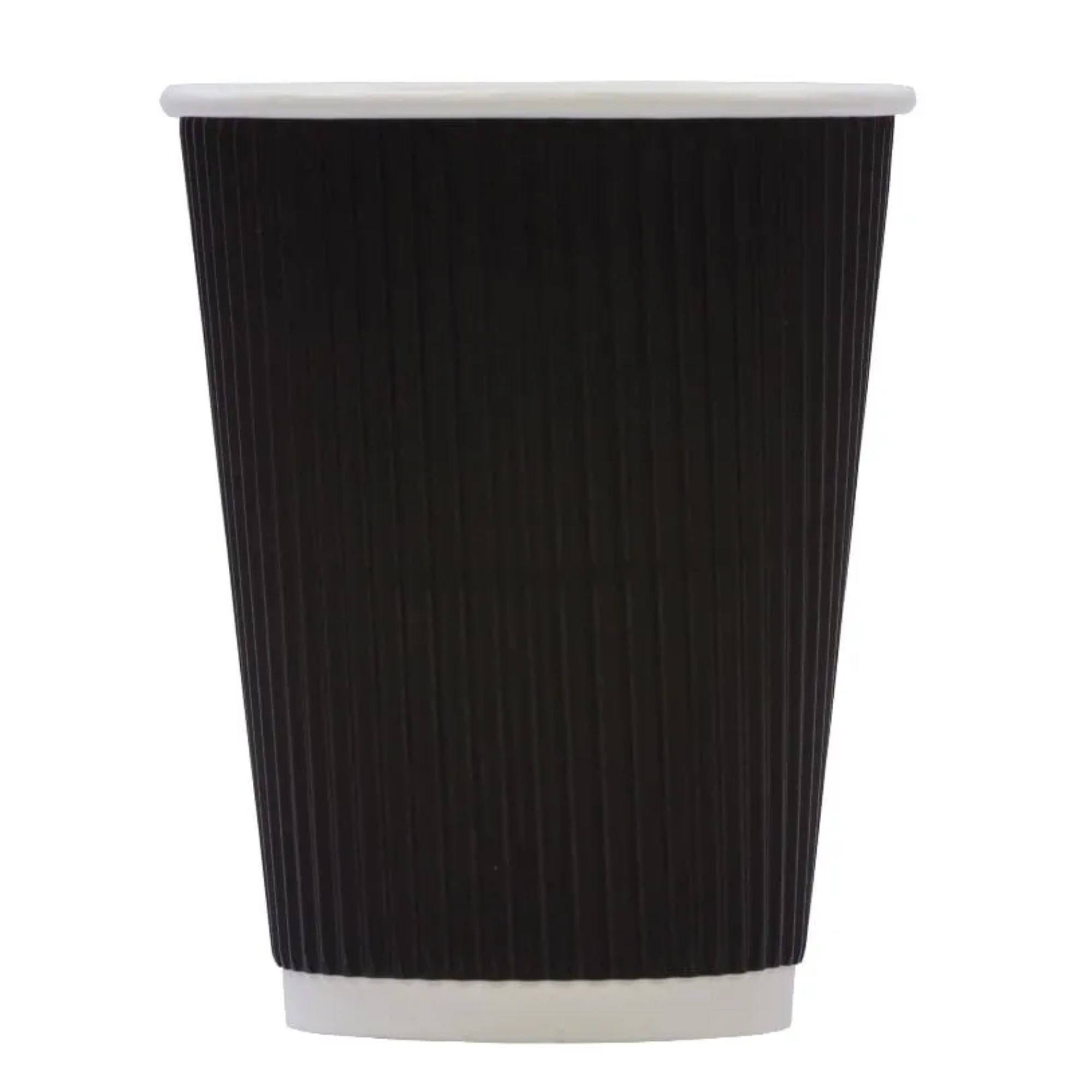 12oz Black Ripple Cup - Full Case 500 Pack