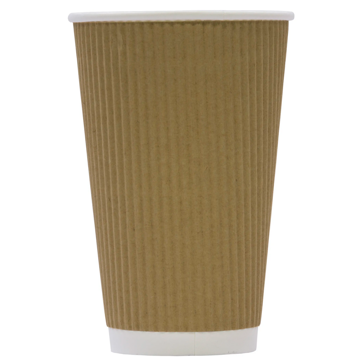 GREENPAK 16oz Kraft Ripple Cup - Full Case - Pack of 500
