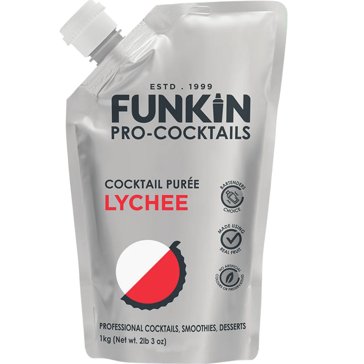 Funkin Purees - Lychee 1kg BB 05 .26