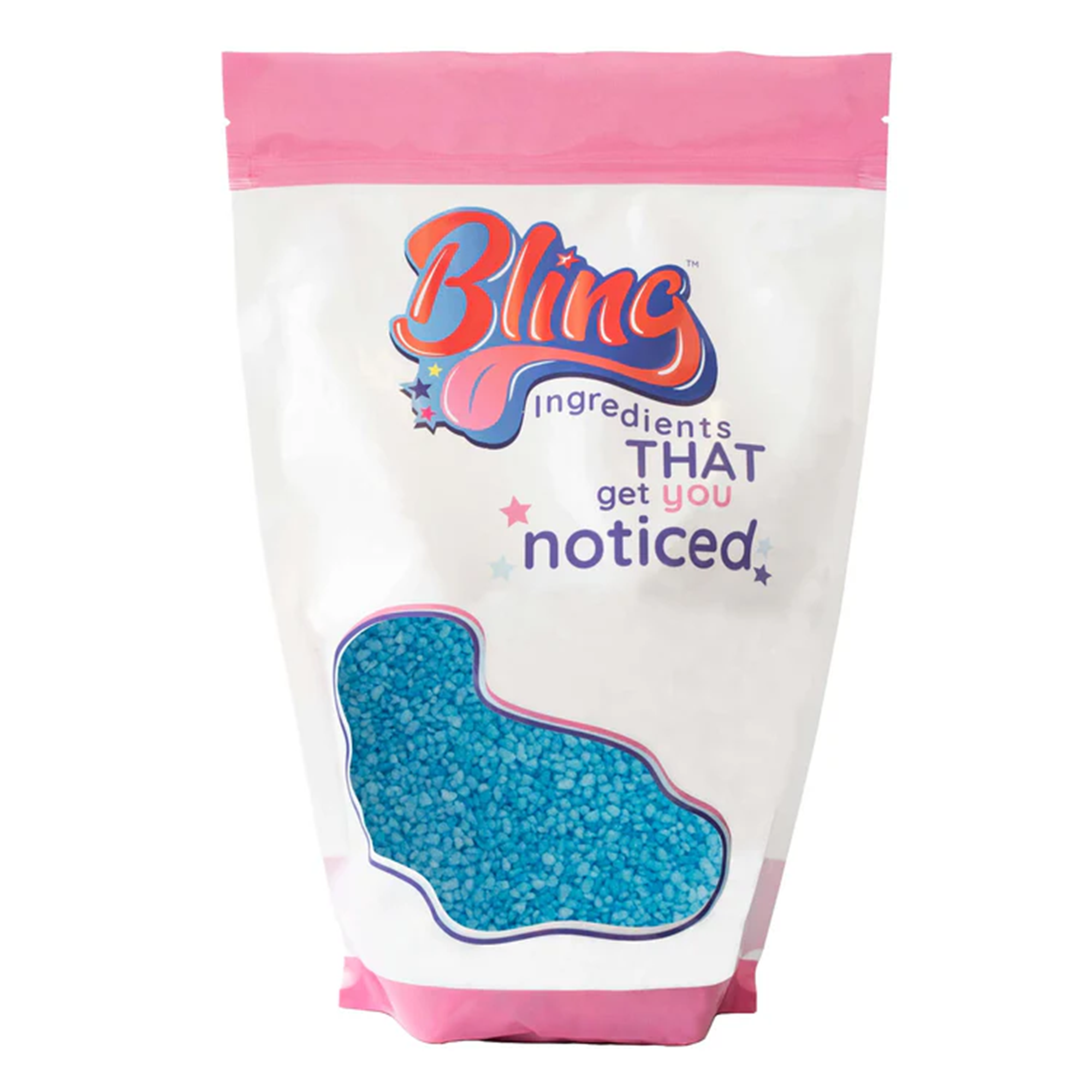 Blue Coloured Bubblegum Flavoured Sugar Pearls 1kg