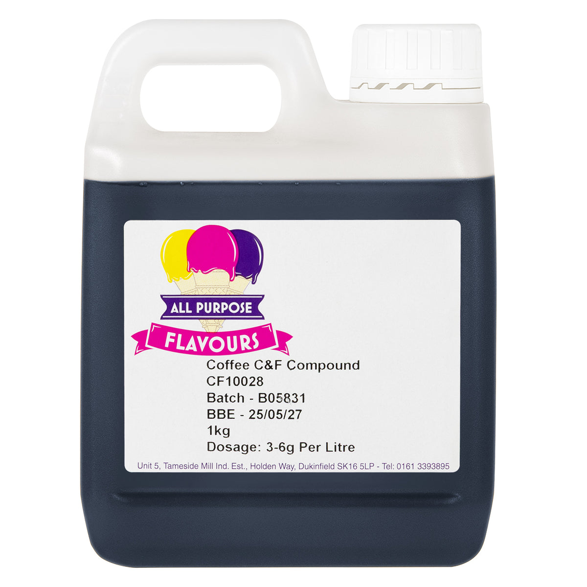 All Purpose Flavours Coffee Colour and Flavour Compound 1kg