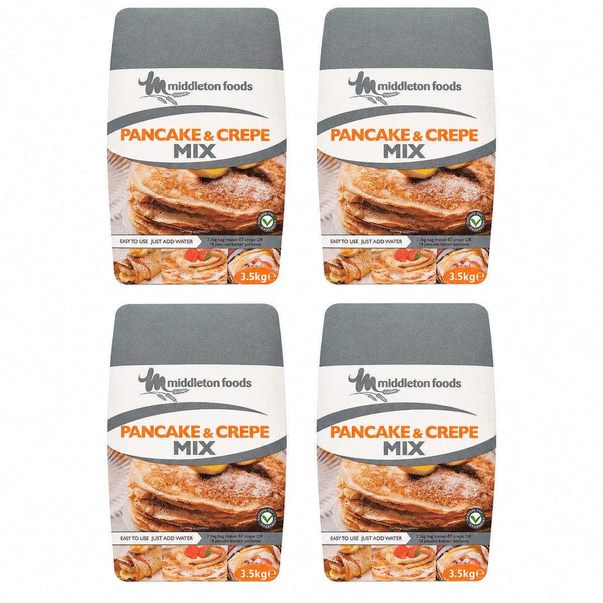 Middleton Foods Pancake and Crepe Mix 4 x 3.5kg