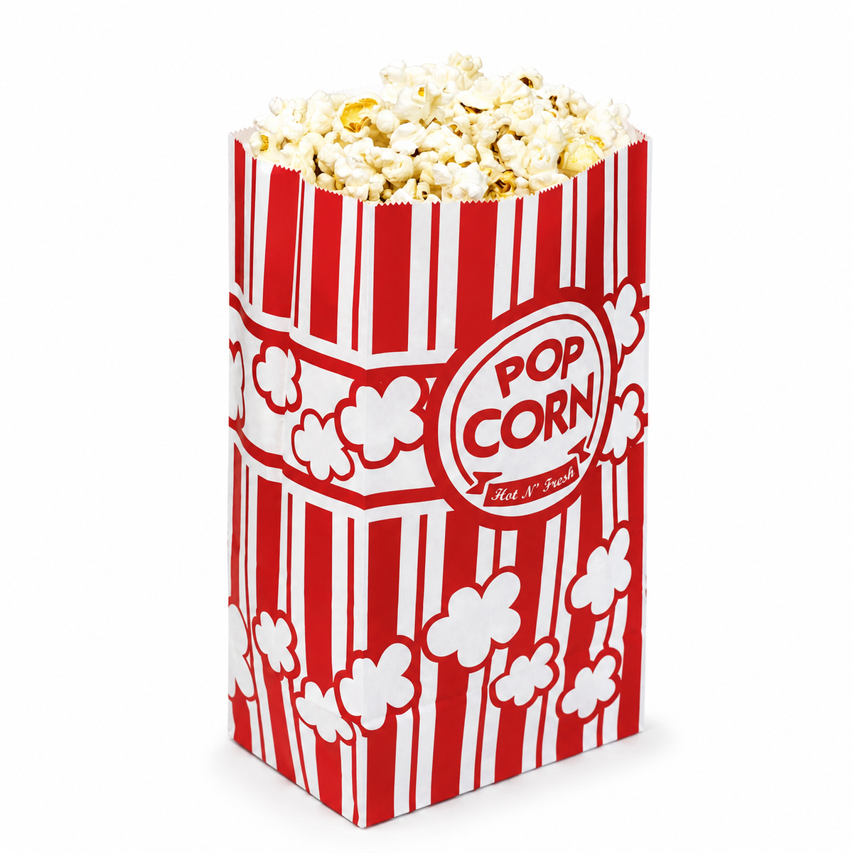 DEXLO 85oz Single Ply Popcorn Bags - Pack of 500