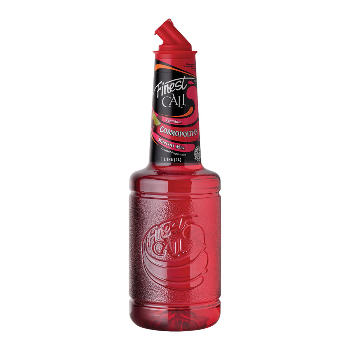 Finest Call Cosmopolitan Martini Mix 1 L bottle – premium cocktail mix featuring cranberry, lime, and orange flavours, perfect for crafting classic Cosmopolitan Martinis in bars, cafés, and restaurants.