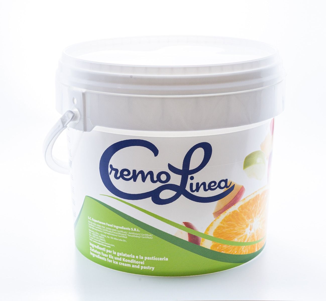 CREMO LINEA Cherry Flavour Paste 3.5kg – a professional tub containing smooth, deep red paste with rich cherry flavour, ideal for gelato, sorbets, pastries, and dessert fillings.