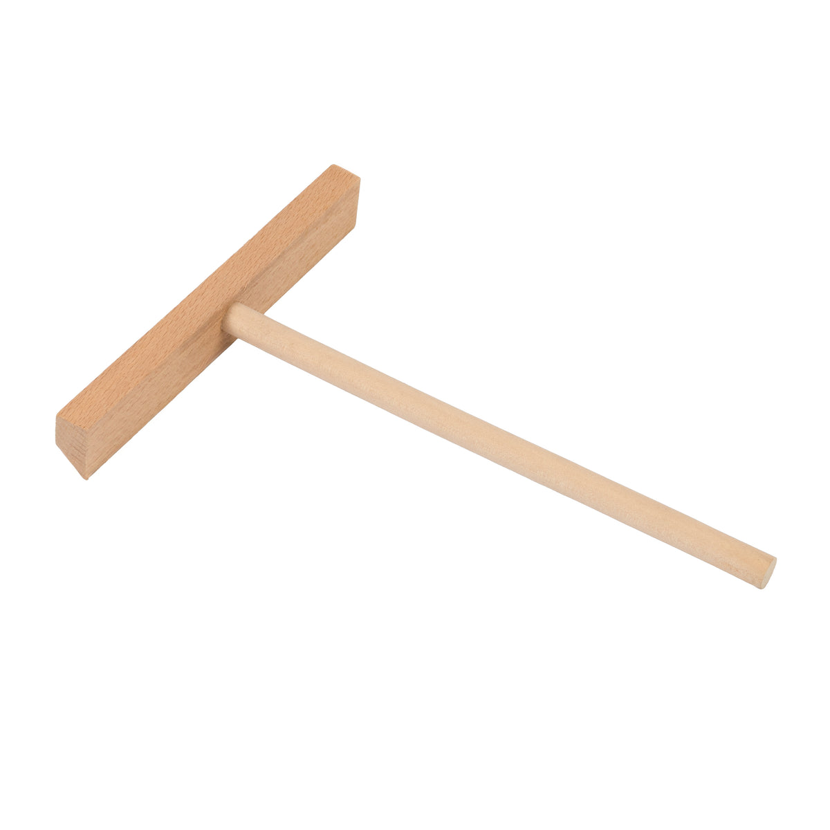 Wooden spreader on a white background