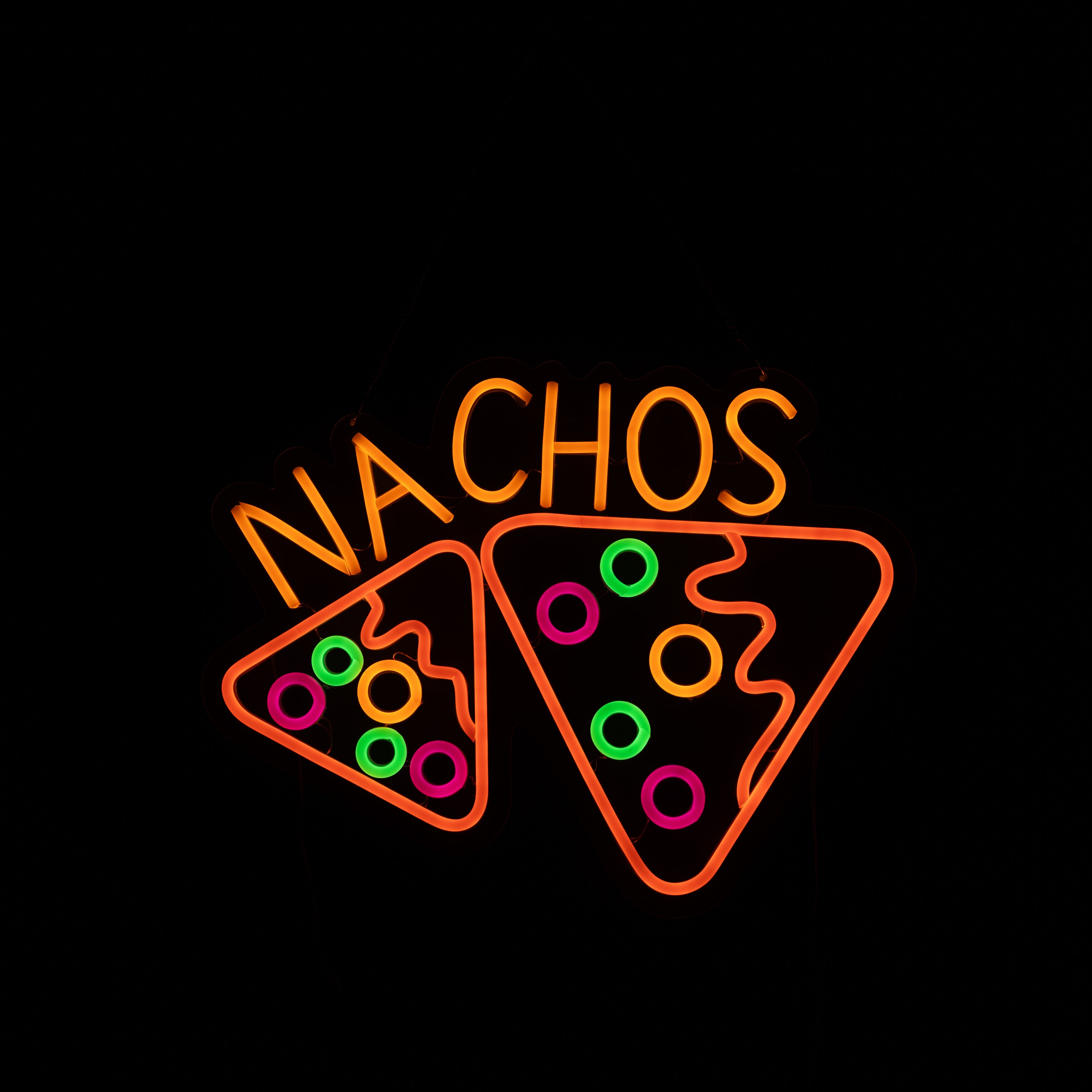 Nachos Neon style LED light up sign