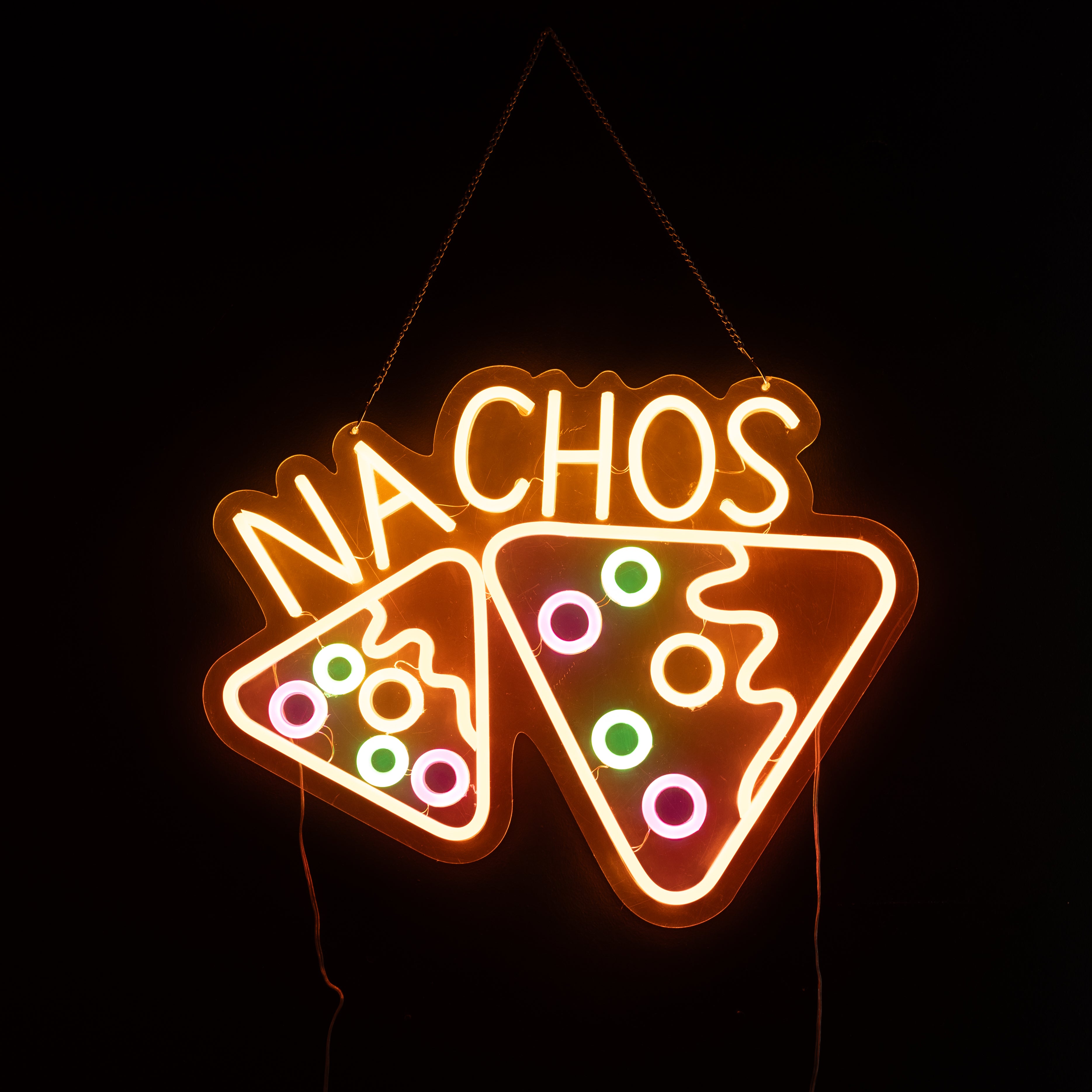 Nachos Neon style LED light up sign