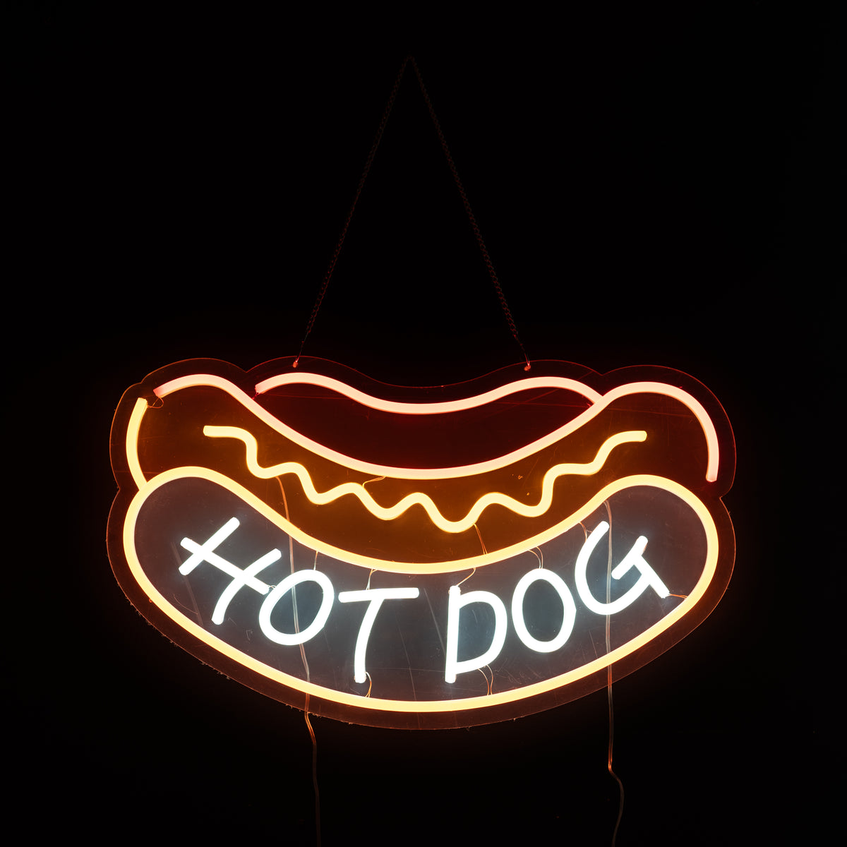 DEXLO Hotdog Neon style LED light up sign
