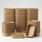 DEXLO 500ml Rectangular Kraft Bowls - Pack of 300