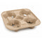 DEXLO 4 Cup Cardboard Drink Carriers - Pack of 180