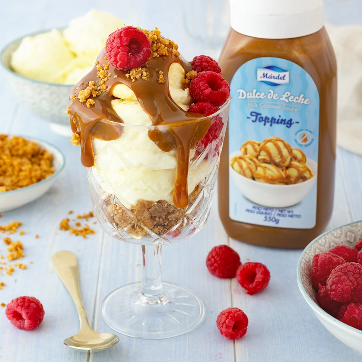 Mardel Dulce de Leche Topping - 1.2KG Squeeze Bottle