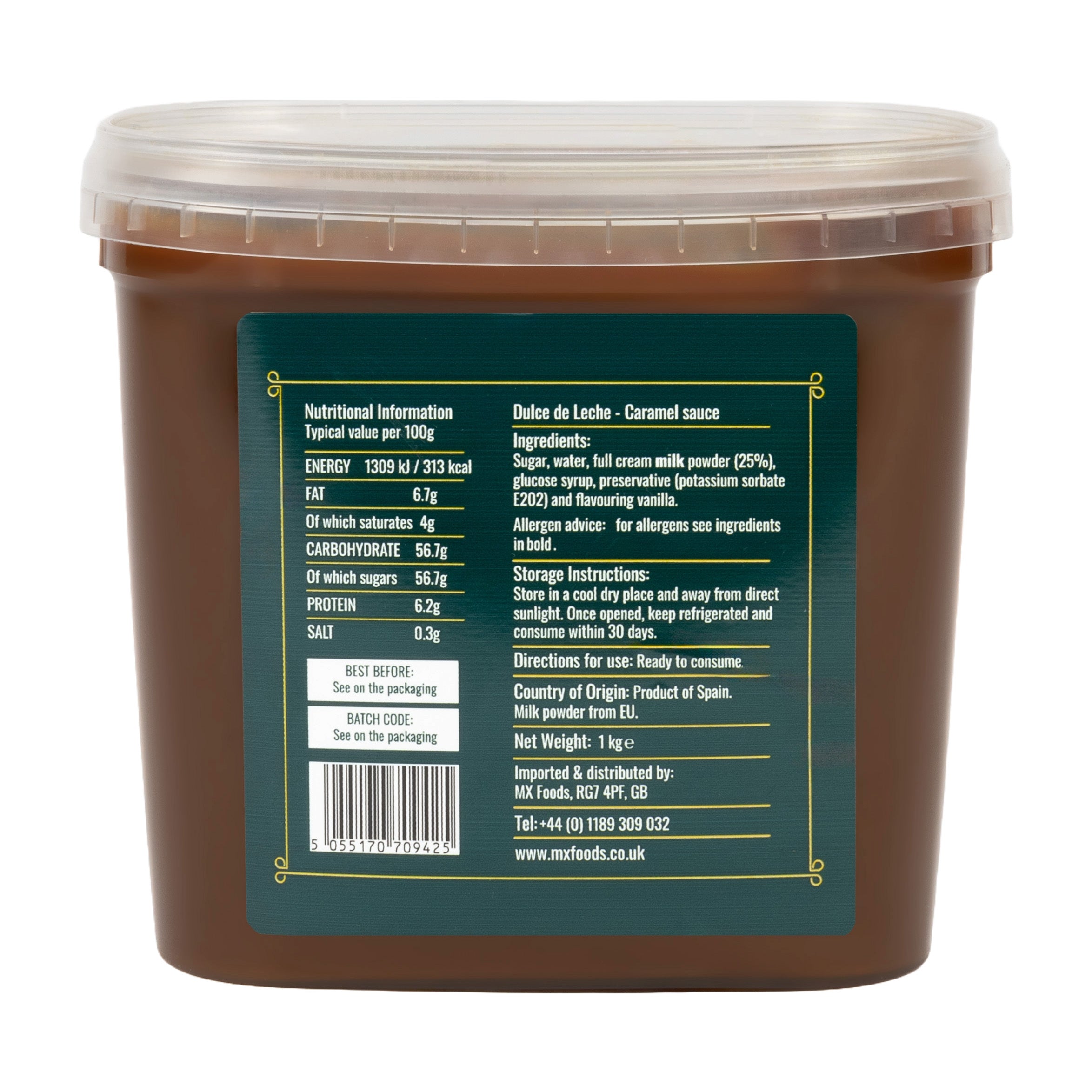 Dulce De Leche Caramel Sauce 1.1 kg