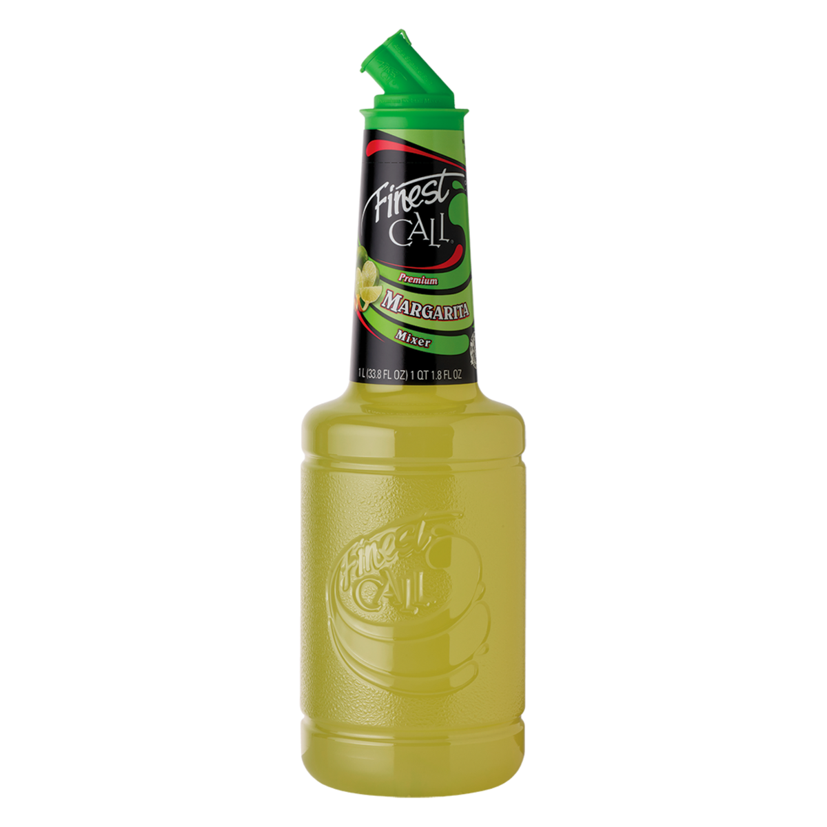 Finest Call Margarita Mix 1 L bottle – classic citrus blend with lime flavour, perfect for making traditional and frozen margaritas in bars, cafés, and restaurants.