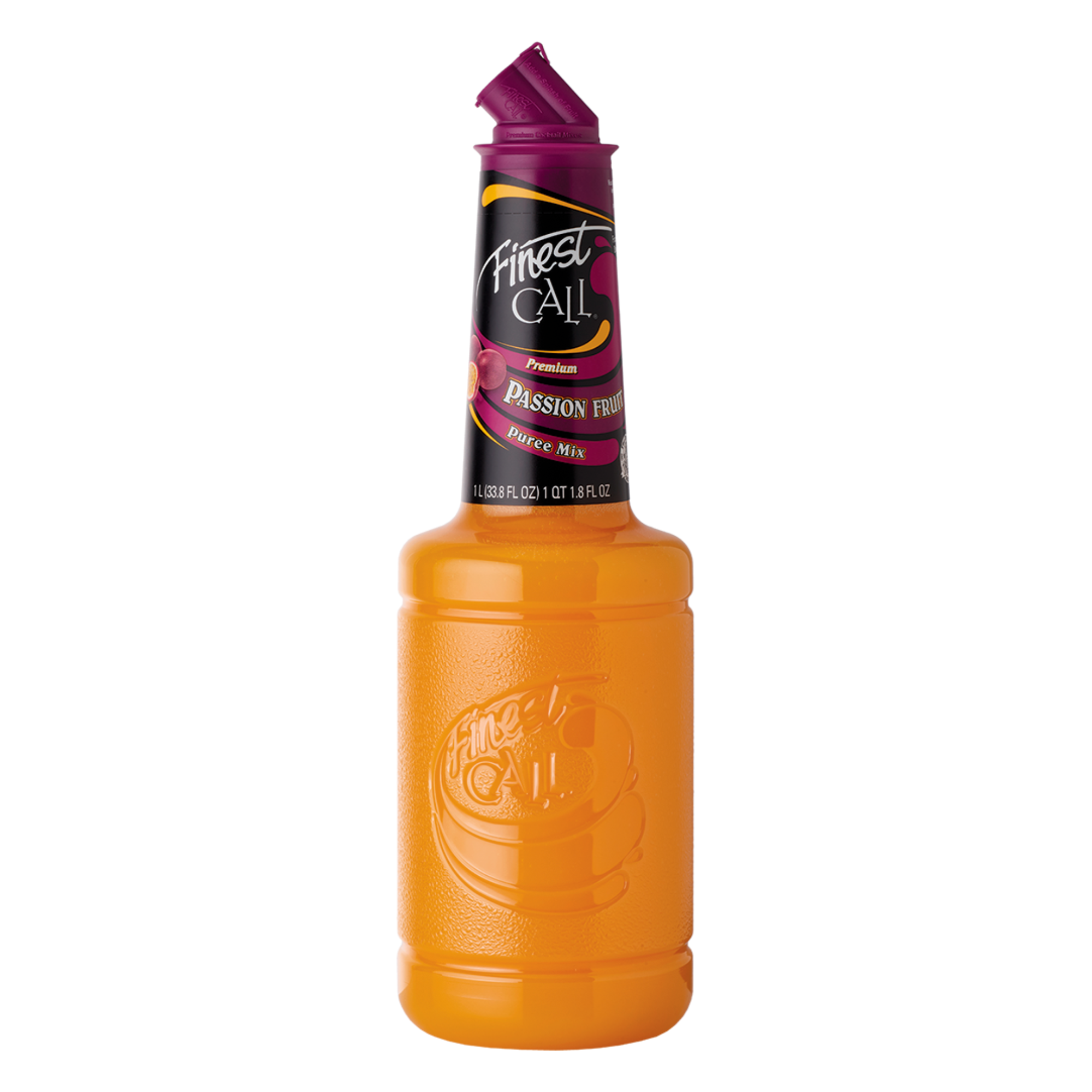 Finest Call Passion Fruit Puree Mix 1 L bottle – tropical, tangy passion fruit puree perfect for cocktails, mocktails, smoothies, and dessert creations in bars, cafés, and restaurants.