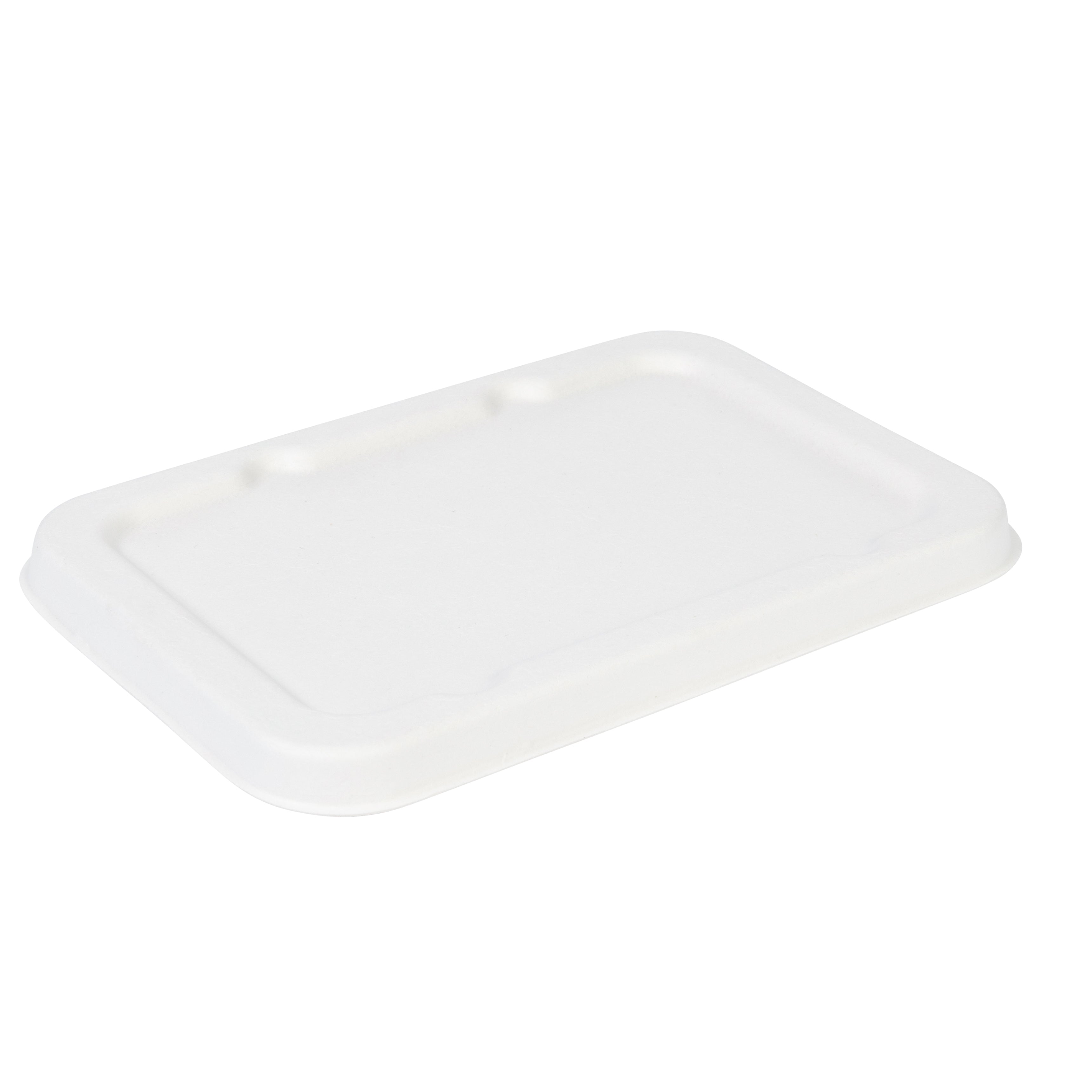 Environmentally friendly Bagasse Lid 500 or 650ml dishes.