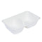 Goodlife Compostable Bagasse 2-Comp Tray With Lid - Pack of 400