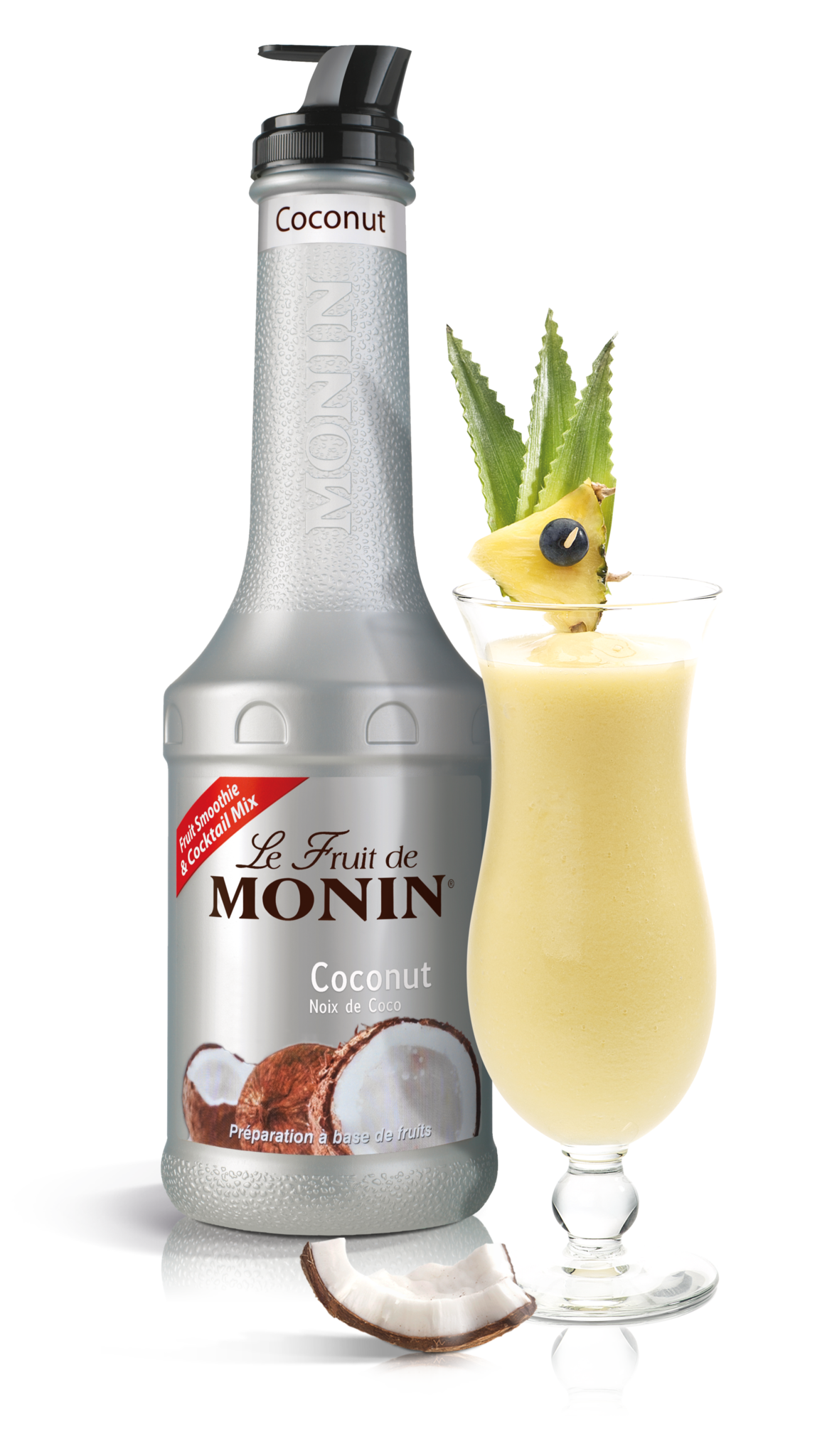 Monin Coconut Puree Syrup 1ltr
