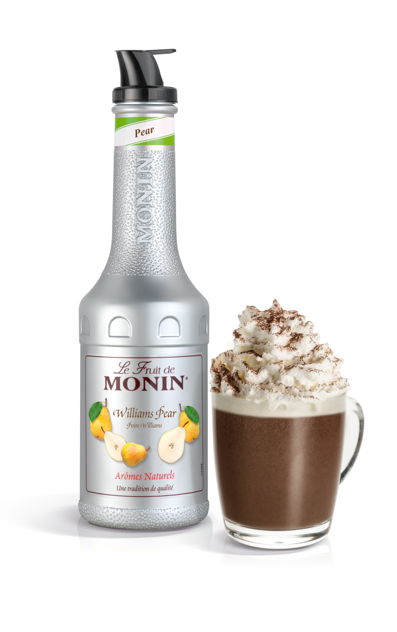Monin Pear Puree Syrup 1ltr