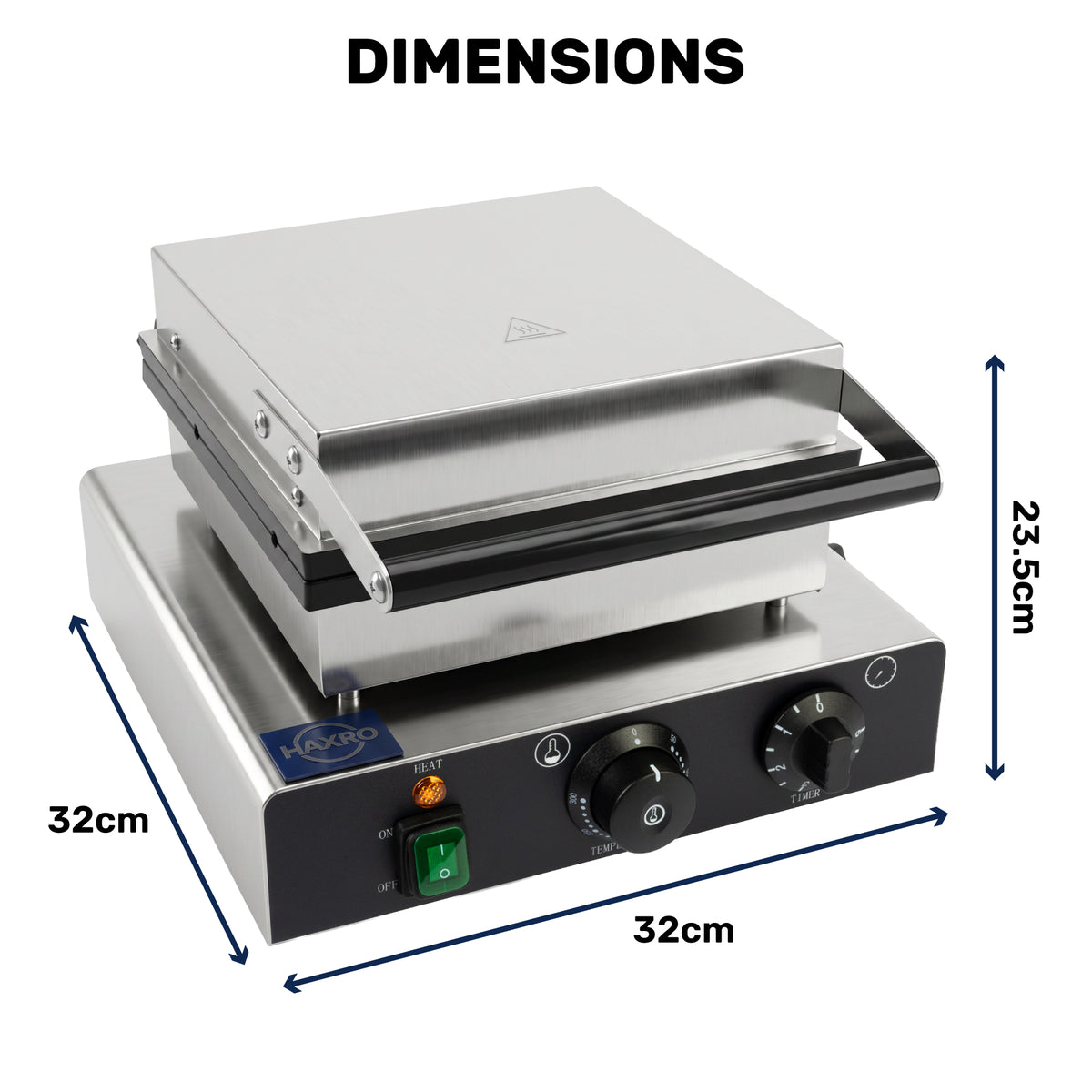 HAXRO Lolly Waffle Maker "Pine Tree" Commercial Waffle Machine