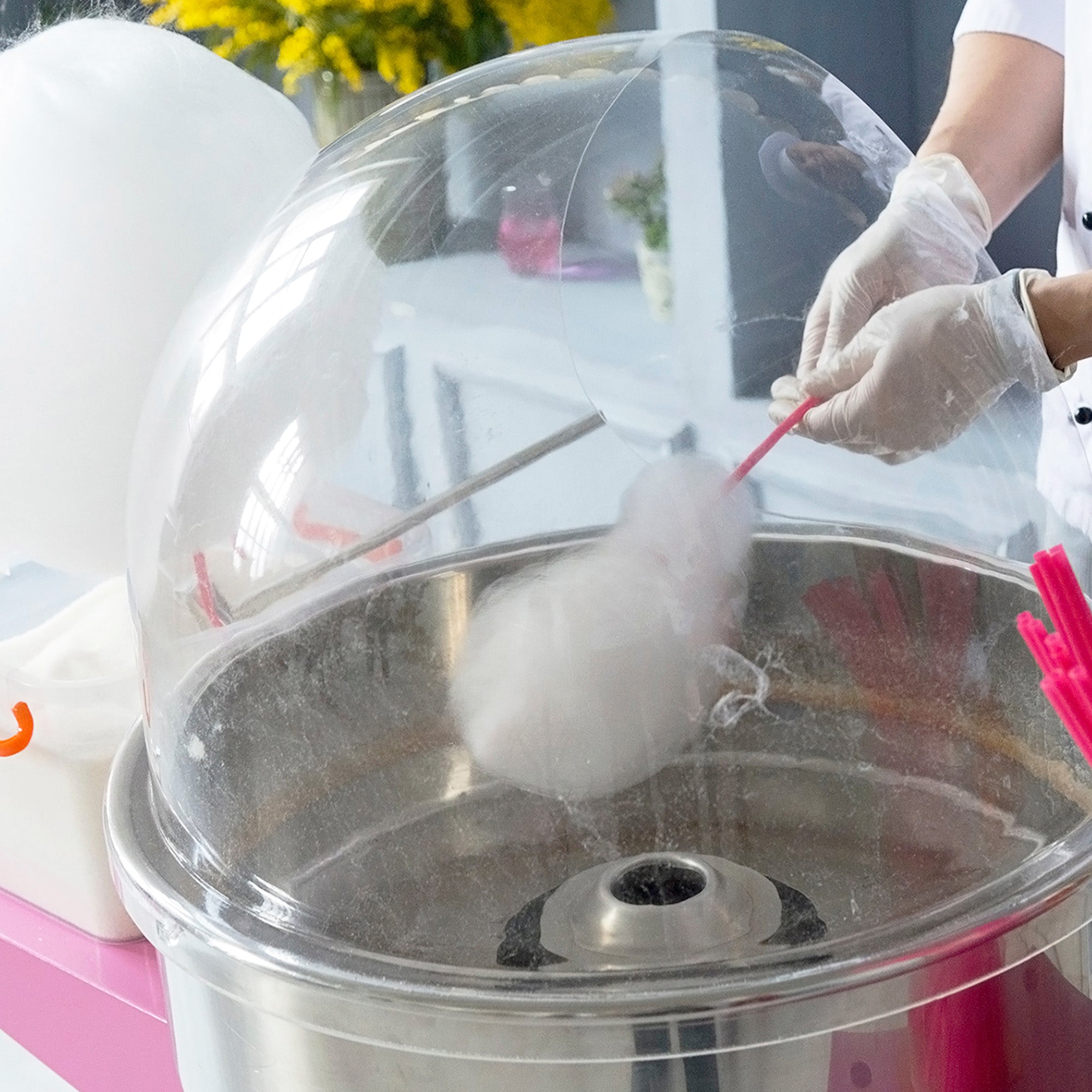 HAXRO Candy Floss Machine 52 cm Stainless Steel