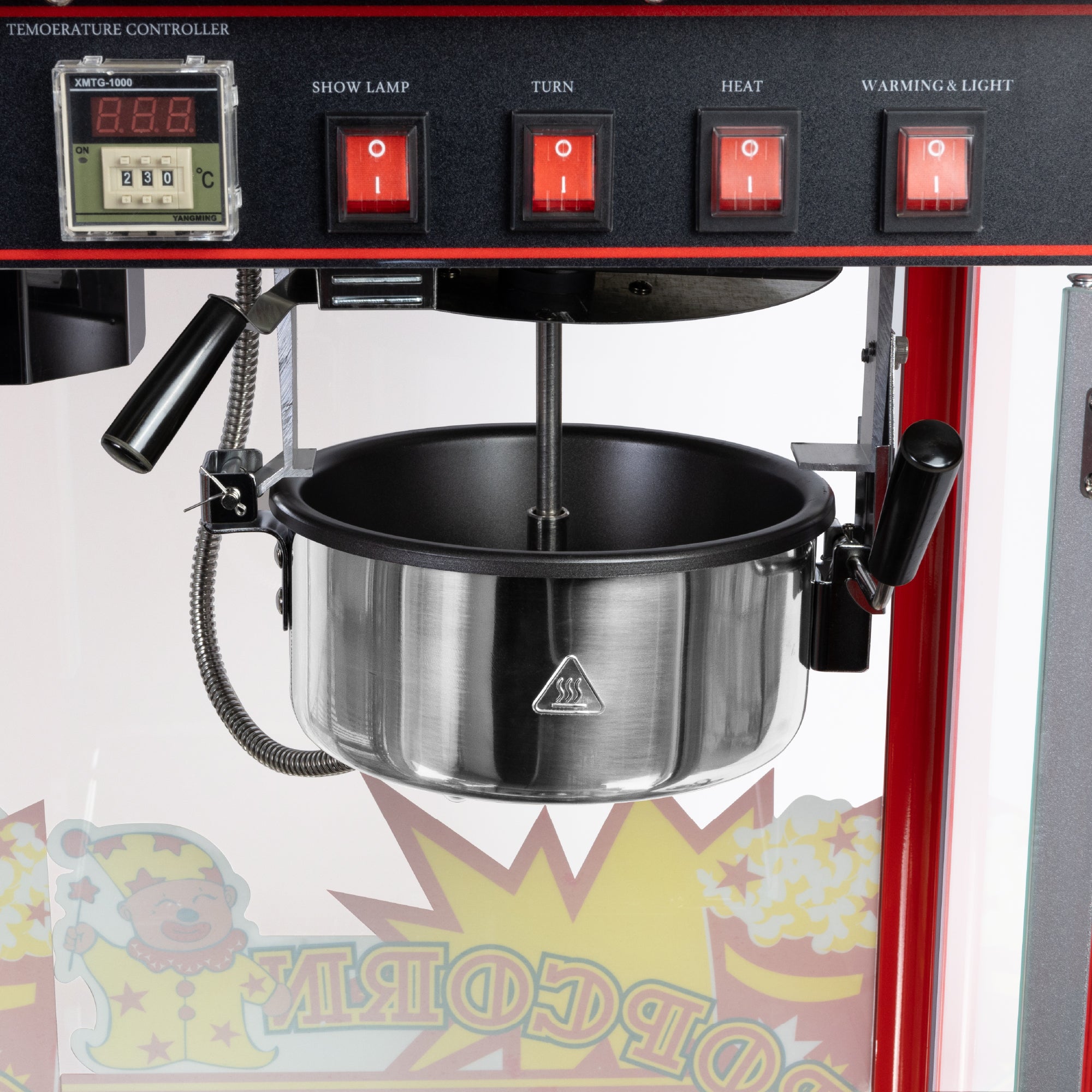HAXRO Popcorn Machine With 2 Shelves- 8oz