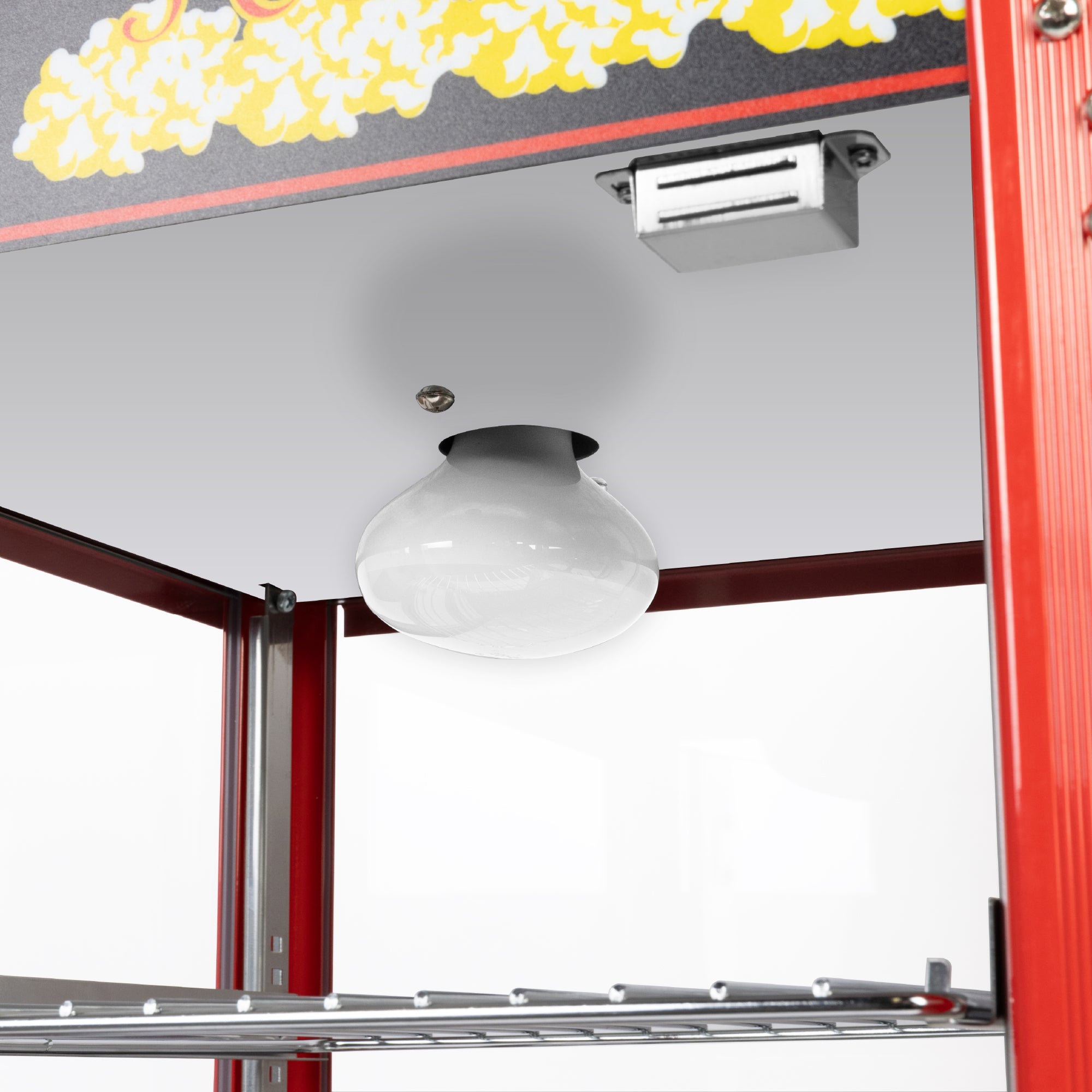 HAXRO Popcorn Machine With 2 Shelves- 8oz