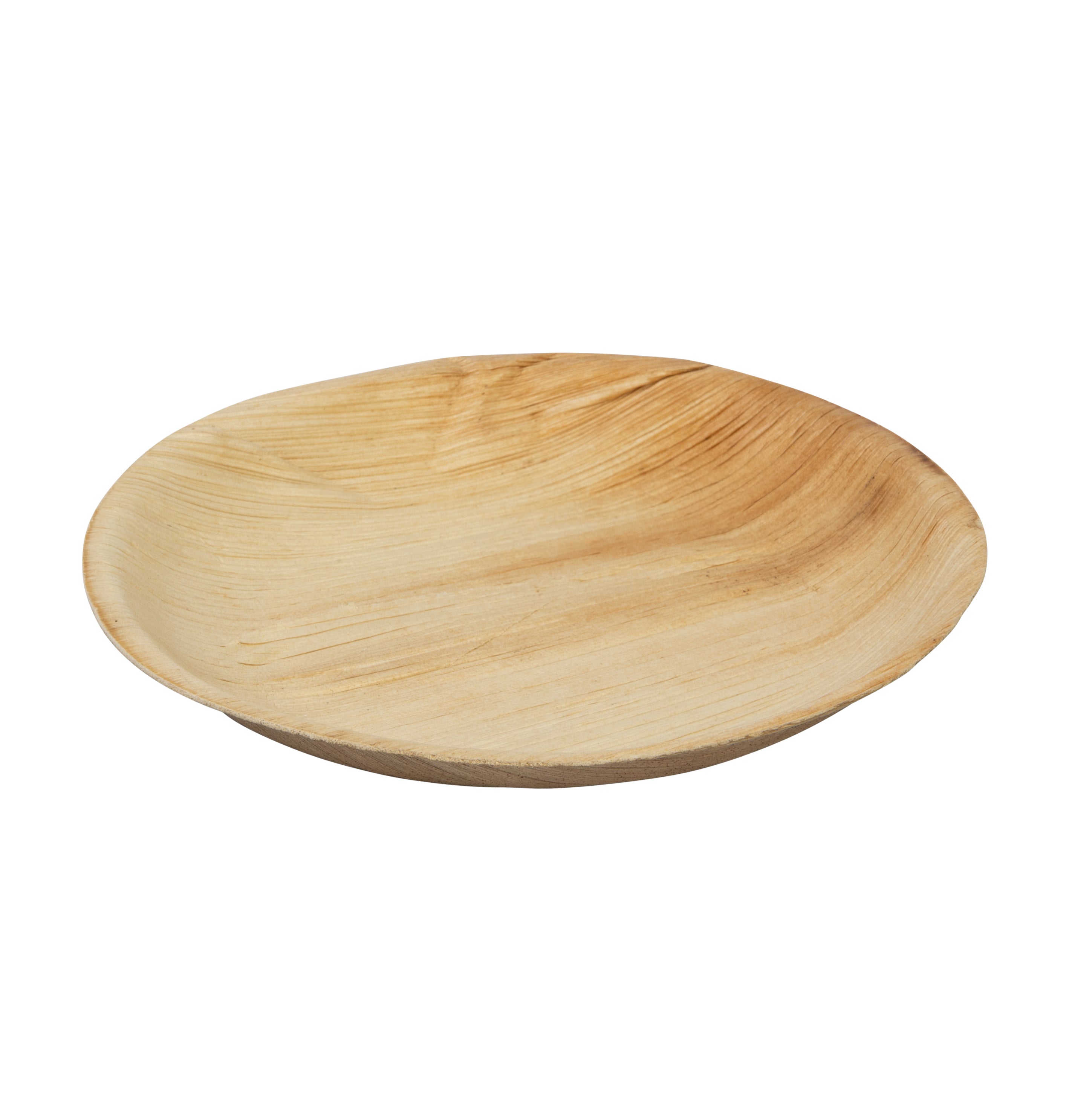 Round 7” Small Rim Plate 17cm Natural Organic Palm Range